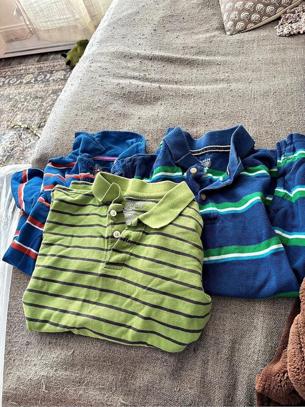 Old Navy Striped Polo Shirt bundle lot size 10/12
